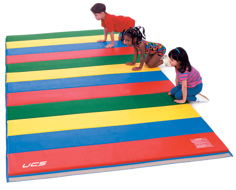 Color-Coded Gymnastics Mats for Structured Skill Progression