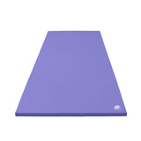 4-Panel Folding Gymnastics Exercise Mat with Handles, 4' X 10' X 2", Purple