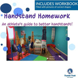 Handstand Homework Gymnastics Door Mat for Kids Home Training