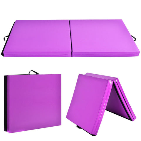 6 X 2 Feet Gymnastic Mat with Carrying Handles for Yoga