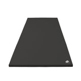 4-Panel Folding Gymnastics Exercise Mat with Handles, 4' X 10' X 2", Black