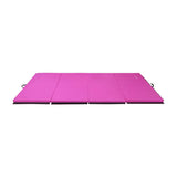 All Purpose 4'X10'X2" Extra Thick High Density anti Tear Gymnastics Gym Folding Exercise Aerobics Mats, Pink