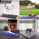 Tri-Fold Folding Gymnastics Mat 6’X4’ for Fitness