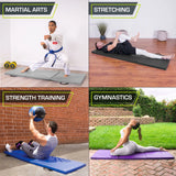 Tri-Fold Folding Gymnastics Mat 6’X2’ for Exercise