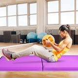 6 X 2 Feet Gymnastic Mat with Carrying Handles for Yoga