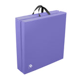 Tri-Fold Gymnastics Exercise Mat with Handles, 6' X 2' X 2", Purple