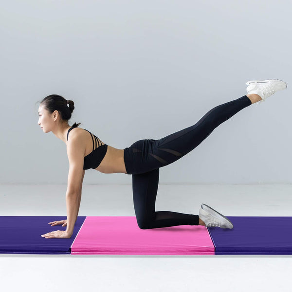 4' x 6' Folding Gym Mat – Lightweight, Durable & Comfortable for Home ...