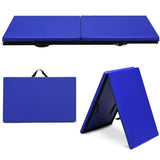 6 X 2 Feet Gymnastic Mat with Carrying Handles for Yoga