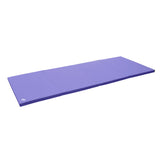 4-Panel Folding Gymnastics Exercise Mat with Handles, 4' X 10' X 2", Purple