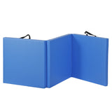 2" Tri-Fold 6' X 2' Blue Exercise Mat