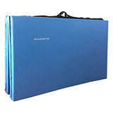 Fitness 120 by 48 Inch Folding All Purpose Gymnastic Mat, Blue