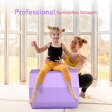 Gymnastics Octagon Tumbler Skill Shape Trainer, Exercise Gymnastic Equipment Backbend, Handsprings Tumbling Mat for Gym Exercise Cheerleading Martial Arts Home Use